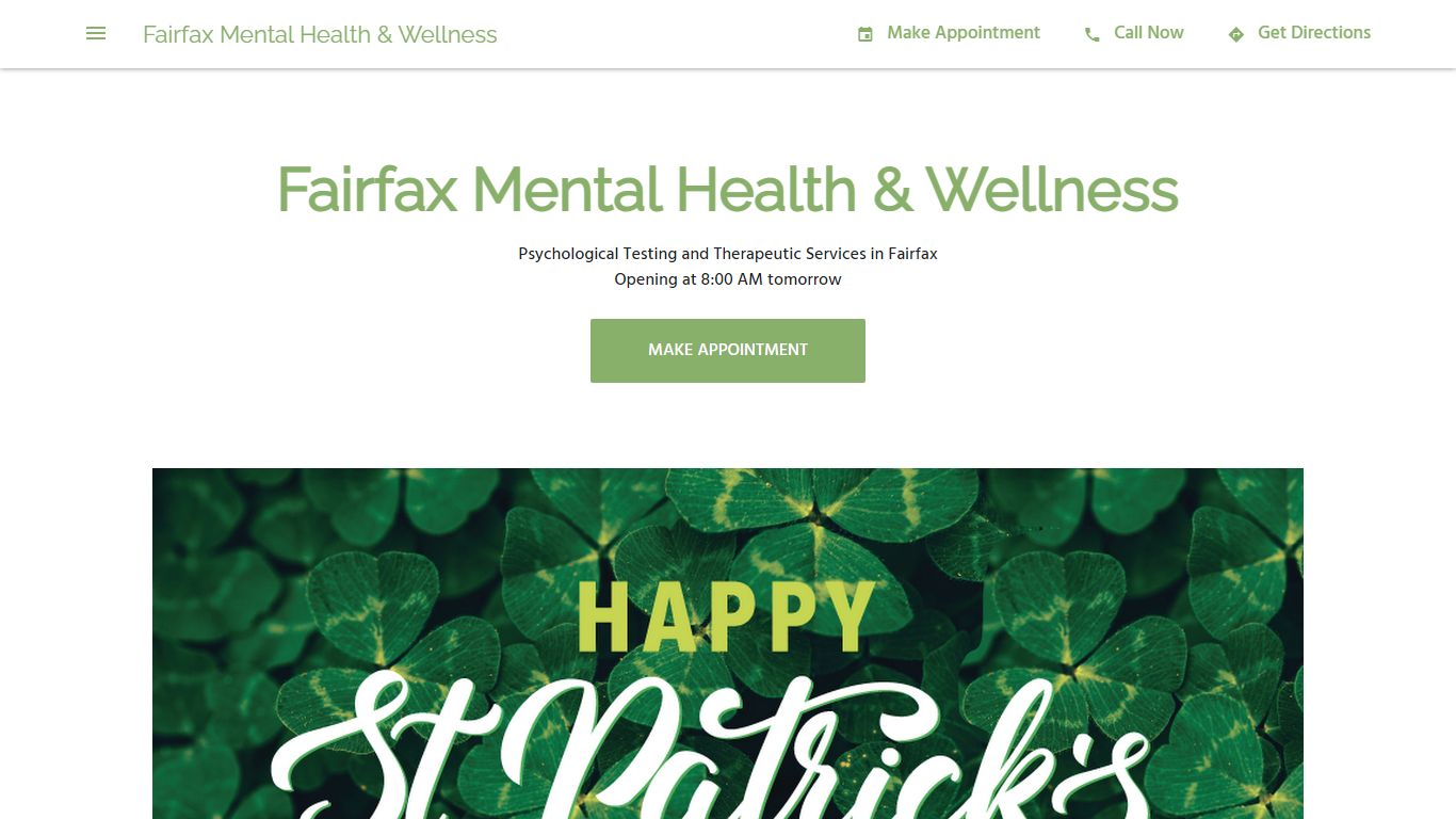 Fairfax Mental Health & Wellness - Psychological Testing and ...